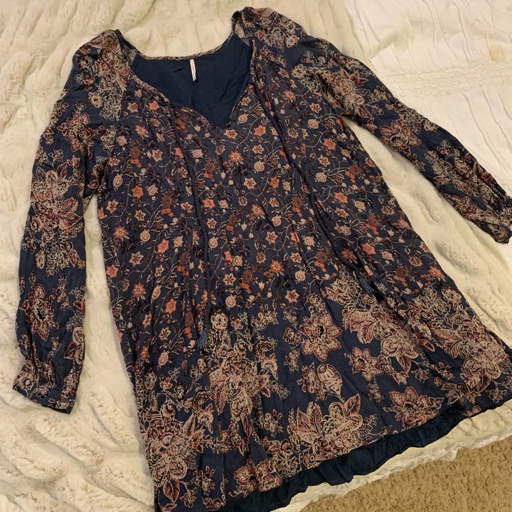 Free People Boho Floral Dress